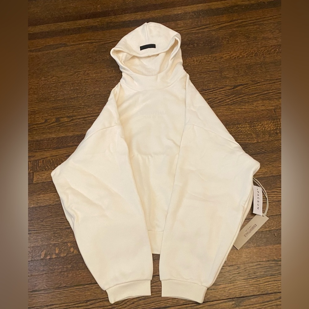 FEAR OF GOD - Essentials Cloud Dancer Hoodie Size XXSML
